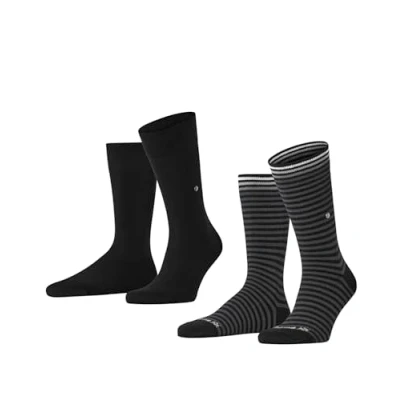 Imagen de Burlington 2ER PACK Calcetines, Hombre, Talla: 41 46, Schwarz