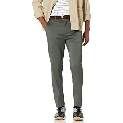 Imagen de Amazon Essentials Pantalón de Golf Elástico Ajuste Entallado Hombre, Verde Oliva, 30W / 30L