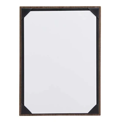 Imagen de Securit Soporte de menú Gama Nogal Panel Madera con Esquinas PU, A4