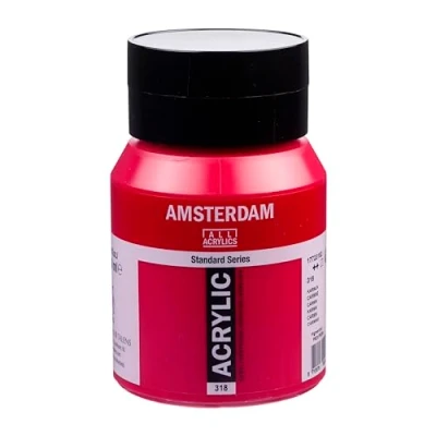 Imagen de Amsterdam Standard Series Colores Acrílicos Bote 500 ml Carmín 318 (17723182)