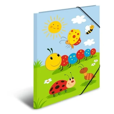 Imagen de HERMA 19794 carpeta de dibujo Jardín infancia con motivo Frieda y amigas, A3, cartón resistente, impresión interior, 1 palmo