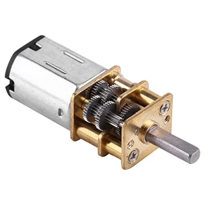 Imagen de motor de engranaje 6 V CC, alta reducción par torsión, hasta 1:1000, caja cambios, 10/15/20 RPM, para coche juguete, robot inteligente, avión, juguetes a