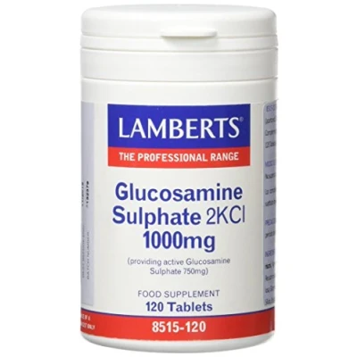Imagen de LAMBERTS SULFATO DE GLUCOSAMINA 1000mg. 120comp.