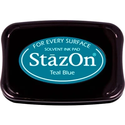 Imagen de Stazon Almohadilla Tinta, Azul, 95x65mm