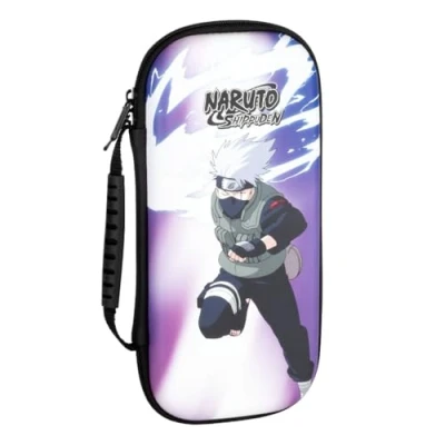 Imagen de Konix Naruto Shippuden Funda de protección y Transporte para Nintendo Switch, Switch Lite OLED 8 Juegos Diseño Kakashi Chidori