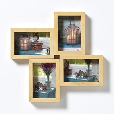 Imagen de Walther Design SN415H Rustic Marcos de Fotos, 4 x 10 15 cm, Marrón (naturaleza)