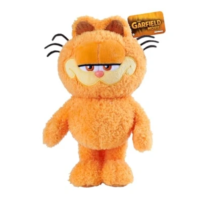 Imagen de ANIMAGIC Garfield Clásico Peluche Gato Muy Suave Naranja para Niños y Niñas Fans del Famoso Dormilón Héroe de Cómics Idea Regalo Cumpleaños, Navidad Desde 2 años