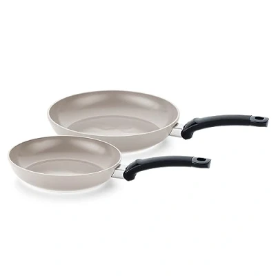 Imagen de Fissler Ceratal Classic Pfannen Set / 2 teilig, Aluminium Pfanne, Keramik beschichtet (24+28 cm) Ceramic Bratpfanne antihaftend Induktion