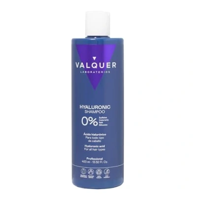 Imagen de Valquer Champú Acido Hialurónico. Extra de hidratación y vitalidad. Para todo tipo cabellos. Zero% 400 ml
