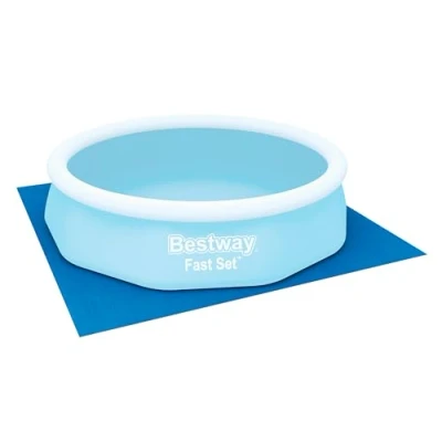 Imagen de BESTWAY Tapiz Protector de Suelo 335x335 cm para Piscinas Desmontables Azul