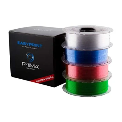 Imagen de PrimaCreator PC EPETG 175 4x0500 STD EasyPrint PETG, 1,75 mm, 4 x 500 g