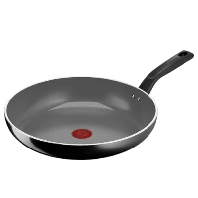 Imagen de Lagostina Gotea Sartén de 32 cm, revestimiento cerámica antiadherente, deslizamiento óptimo, limpieza fácil, ecológica, Thermo Signal, segura, compatible con inducción