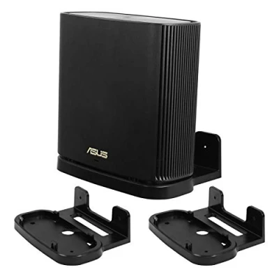 Imagen de Huafly BECEMURU Soporte de Montaje en Pared ABS Estabilidad, protección para ASUS ZenWiFi AC/AX Sistema Malla Triple Banda WiFi 6 (CT8/XT8) (Negro, 2 Unidades)