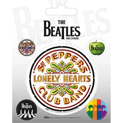 Imagen de Pyramid International The Beatles (Sgt. Pimienta) Pegatinas de vinilo, papel, multicolor, 10 x 12,5 1,3 cm