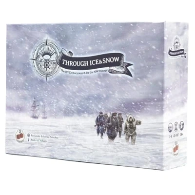 Imagen de 2Tomatoes Games Through Ice and Snow Juego de Mesa Exploración en el Ártico Estrategia y Aventura 1 4 Jugadores +14 Español, Alemán, Inglés Francés Histórico, Lugares, Marítimo