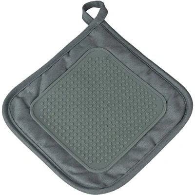 Imagen de Ligne Decor 1790109, Agarrador, 19 X Cm, Cuistot, Polialgodón+Silicona, Gris