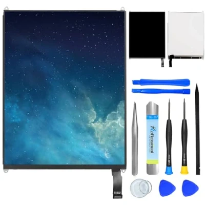 Imagen de NB+ pantalla LCD de repuesto para iPad mini 2 3 2013 2014 9.7 pulgadas, panel frontal negro, sin táctil con herramientas