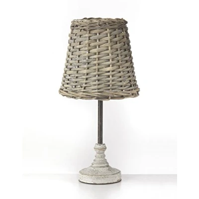 Imagen de onli 4887/L lámpara de mesa cesta con E27, Color blanco, 20 x h 40 cm