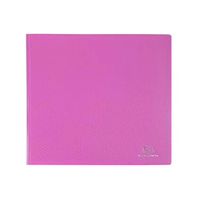 Imagen de Exacompta 88827E Opak Portadocumentos (A4, 80 fundas, 160 vistas), color rosa