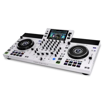 Imagen de Denon DJ SC LIVE 4 WHITE Controlador Autónomo con Stems en Canales, streaming por Wifi, Altavoces Internos, Compatible Serato y Virtual