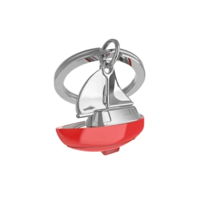 Imagen de O meta[l]morphose METALMORPHOSE Llavero barco y velero rojo MTM052, Rojo, 32, contemporáneo, Contemporáneo