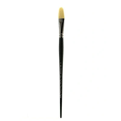Imagen de Winsor &amp; Newton Pinceles Winton para óleo o acrílico, pelo de cerda, mango largo, avellana nº 10