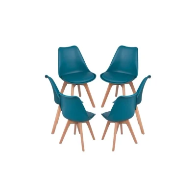 Imagen de Regalos Miguel Packs Sillas Comedor Pack 6 Synk Basic Verde Azulado