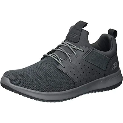 Imagen de Skechers DELSON CAMBEN, Zapatillas para Hombre, Gray Mesh W/ Synthetic, 44 EU