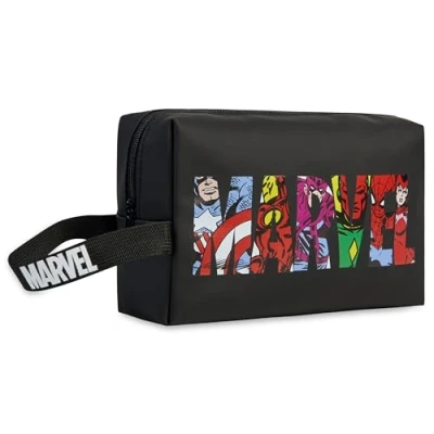 Imagen de Marvel Neceser Hombre Bolsa de Aseo Viaje, Colgante para Vacaciones y Gimnasio Regalos Hombres, Navidad