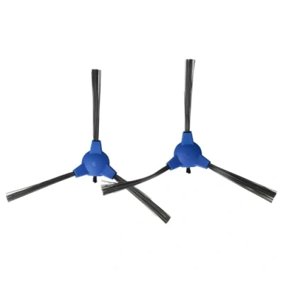 Imagen de vhbw 2X Cepillo Lateral Compatible con Proscenic 850t, 850 Robot Aspirador Set cepillos, Azul/Negro