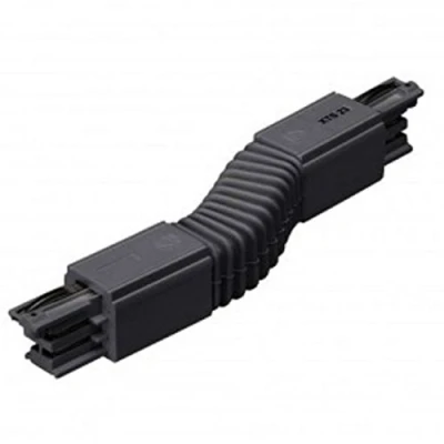 Imagen de GLOBAL Conector flexible para riel HV Noa, negro