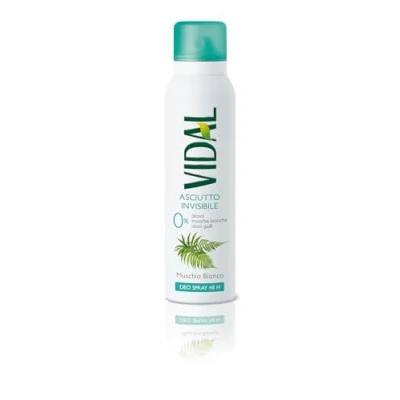 Imagen de Vidal Deodorante Spray Asciutto Invisibile 150ml Muschio Bianco