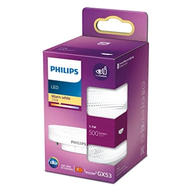 Imagen de Philips Lighting LED Foco Bombilla, 500LM GX53, Luz Blanca Cálida, No Regulable