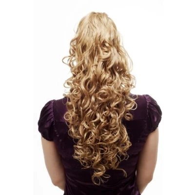 Imagen de WIG ME UP Extensión de pelo/coleta voluminosa, rizada, muy larga, rubia 60 cm N310 124