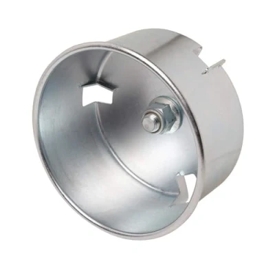Imagen de Metex Chamf Herramienta de chaflán tubo drenaje suelo plástico PVC 110 mm, montado en taladro eléctrico