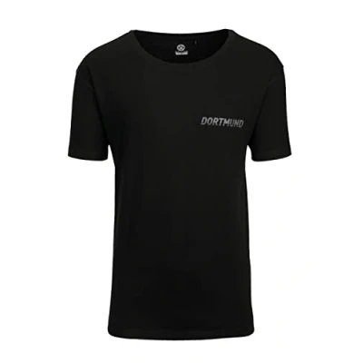 Imagen de Borussia Dortmund Camiseta BVB Oversize para Hombre, Negro, S, S