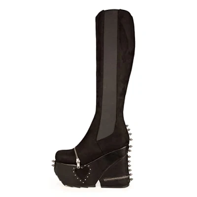 Imagen de LAMODA Spell On You, Botas Altas hasta la Rodilla Mujer, Color Negro, 41 EU