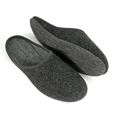 Imagen de Pantoffelmann pantuflas de fieltro I ligero con suela resistente cómodas para el día a cálidas forradas hombre y mujer