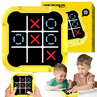 Imagen de Electrónico Tic TAC Toe Bolt,Juego0s De Viaje Portátiles 3 en 1,Tres Raya Electronico,Juegos para Educación y Crecimiento la Memoria,Juego Mesa Niños Adultos