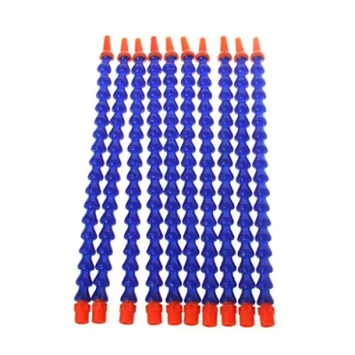Imagen de Manguera de plástico flexible para refrigerante aceite agua, boquilla redonda ajustable 1/4 PT, 10 unidades