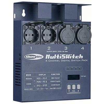 Imagen de Showtec Interruptor Multi 4 Switchpack DMX nur Schaltfunktion