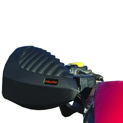 Imagen de Kolpin Powersports 97300 Protector de mano con espejo, color negro