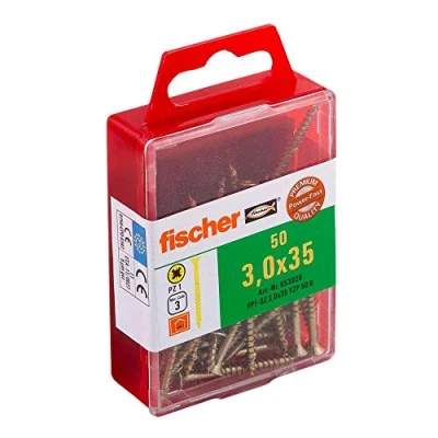 Imagen de Fischer 653926 PowerFast I, Amarillo, 3,0x35