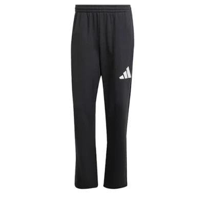 Imagen de adidas Hombre Essentials Wide Leg Three Bar Pant, Black/White, M