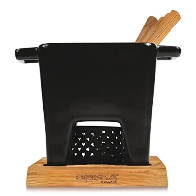 Imagen de Boska Tapas Fondue Nero L Por 350 gramos queso derretido 600 ml