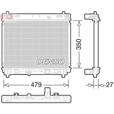 Imagen de Enfriador DENSO DRM50058