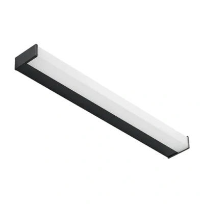 Imagen de LED Lámpara de pared &#039;Ulisan&#039; (Moderno) en Negro hecho Aluminio e.o. para Cuarto baño (1 llama,) Lindby lámparas baño, aplique