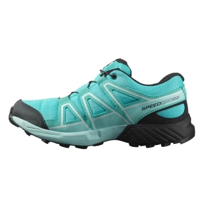 Imagen de Salomon Speedcross Waterproof J Unisex Zapatillas de senderismo para niños, Talla: 38, Blue curacao/black/iced aqua Fibra sintética/tela