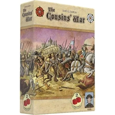 Imagen de 2Tomatoes Games The Cousin&#039;s War La Guerra de los Primos Juego Mesa Estratégico Conquista al Rival Sumérgete en Guerras las Dos Rosas 1 2 Jugadores Español Temática Bélico Histórico