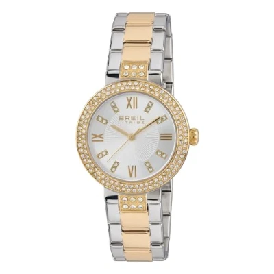 Imagen de BREIL Reloj DE Mujer Dance Floor Esfera Plata Movimiento Silver Solo 3 Cuarzo LANCHE y Pulsera Acero Color Plata, Oro EW0421